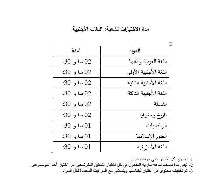 شهادة البكالوريا 2017