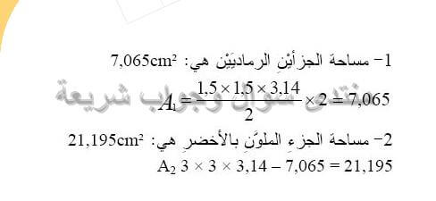 حل المسالة 41 ص 206 رياضيات 2 متوسط