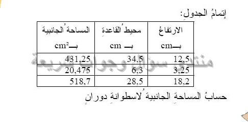 حل تمرين 24 ص 226 رياضيات 2 متوسط