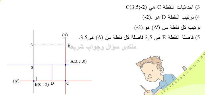 حل تمرين 44 ص 56 رياضيات 2 متوسط