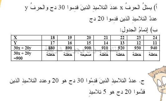 حل تمرين 26 ص 82 رياضيات 2 متوسط