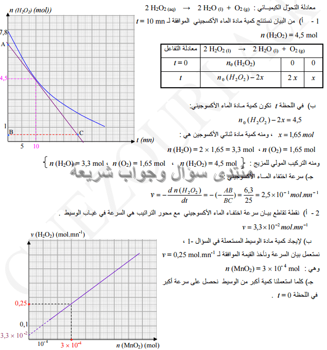 حل تمرين 27 ص 57 فيزياء 3 ثانوي