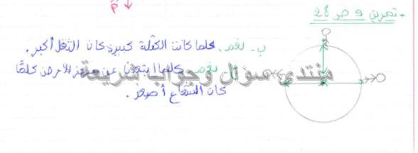 حل تمرين 9 ص 28 فيزياء 4 متوسط